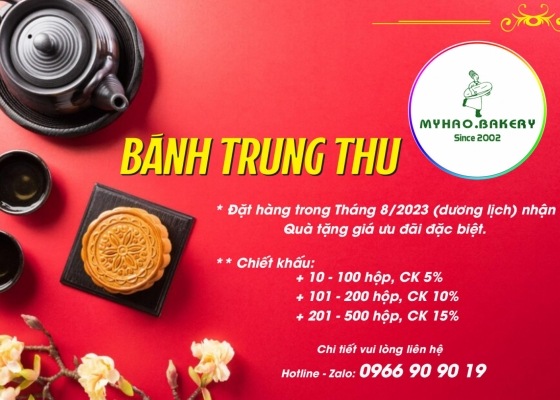 Mỹ Hảo bakery: Đa dạng sự lựa chọn cho mùa tết Trung thu năm nay