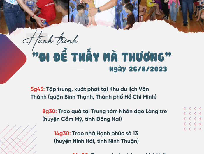 Hành trình Đi để thấy mà thương - bàn giao Nhà Hạnh phúc 13